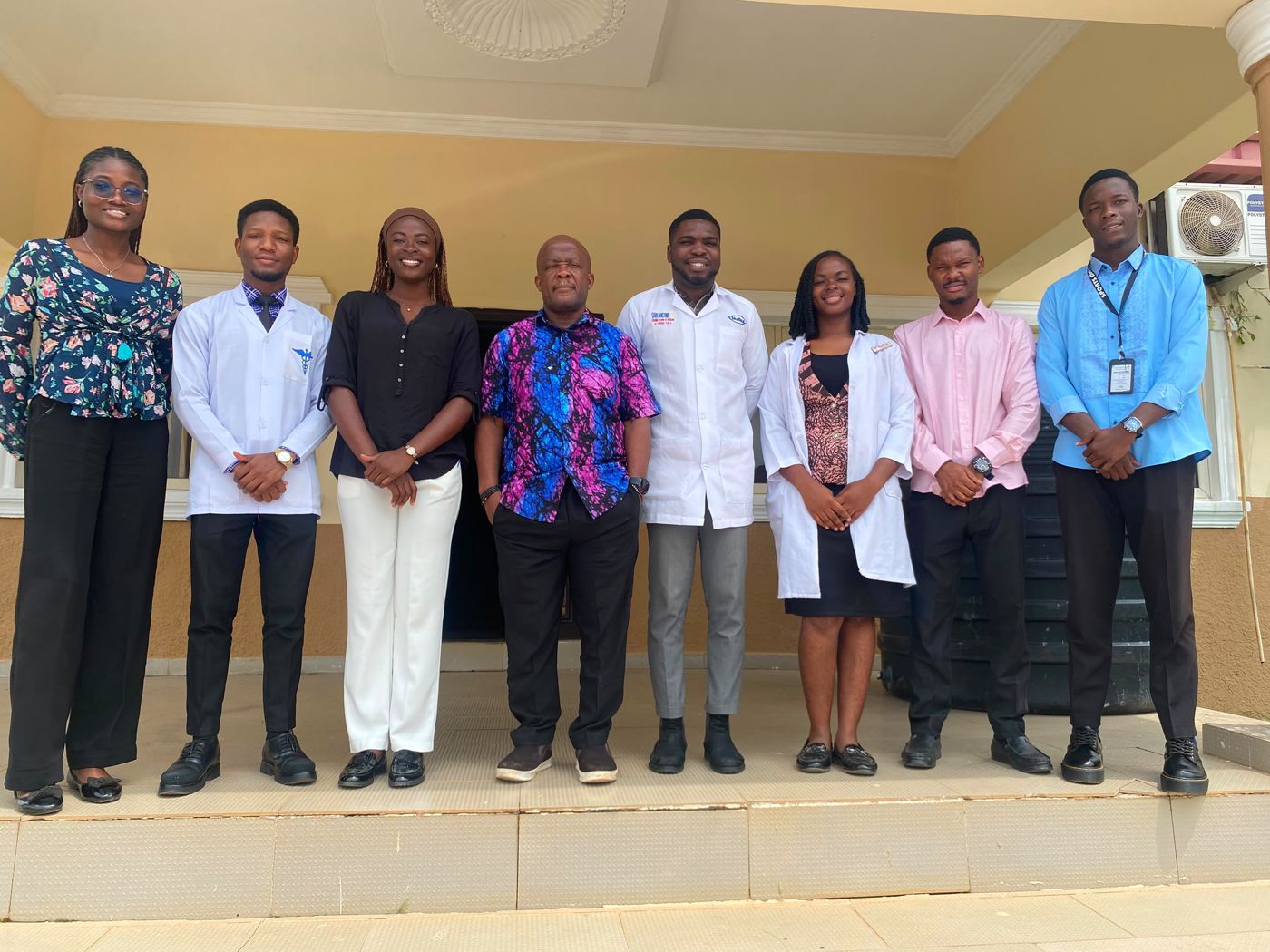 EKSUMSA delegation with Prof. Oluwadiya
